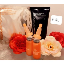 Flash C Radiance+ 2 pure c essence+ 365 soft scrub